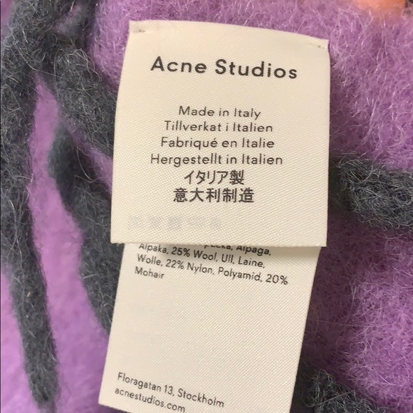 Acne Studios Kelow Ombré Fringed Felt Poncho - Picture 4 of 6